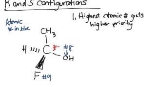 Naming Chiral Centers R and S Configurations [upl. by Aremaj]