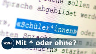 GENDERN IM ALLTAG Das denken Deutsche über die Debatte ums Gendersternchen [upl. by Eceinhoj]