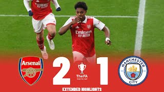 Arsenal vs Manchester City  Highlights  U18 FA Youth Cup Semi Final 04042023 [upl. by Constancy429]