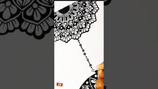 Easy mandala art designeasy mandalashortsshortsyoutubeviralvideomandaladesignsviewsdrawing [upl. by Natala853]