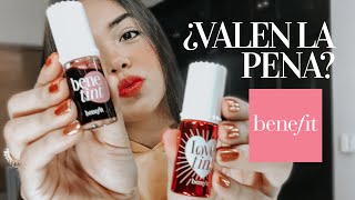 PROBANDO TINTAS PARA LABIOS DE BENEFIT [upl. by Lilllie]