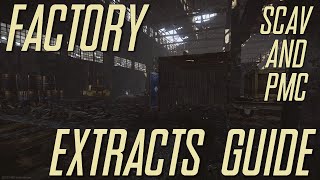 Escape From Tarkov  Factory Exit quotCellarsquotSaída Factory quotAdegasquot [upl. by Iew]