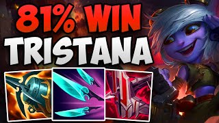 HE HAS 81 WIN RATE TRISTANA IN CHALLENGER  CHALLENGER TRISTANA ADC GAMEPLAY  Patch 146 S14 [upl. by Neehar269]