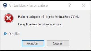 Fácil solución al ERROR CRÍTICO en virtual box ERRORSERVICEDISABLED 0x80070422 [upl. by Raman]