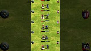 Halberdier Dravidians vs ENTIRE Militialine AoE2 Shorts [upl. by Russell]