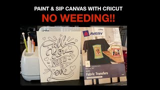 NO WEEDING PAINT amp SIP CANVAS BOARDS [upl. by Naldo]