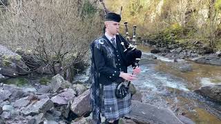 Robin T Bagpiping  Bagpiper  Lanarkshire [upl. by Charisse]