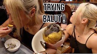 Trying BALUT for the first time fertilized duck egg [upl. by Andrea]