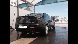 Alfa Romeo 159 22 JTS EXHAUST SOUND [upl. by Inaniel596]