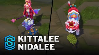 Kittalee Nidalee Skin Spotlight  PreRelease  PBE Preview  League of Legends [upl. by Rothberg]