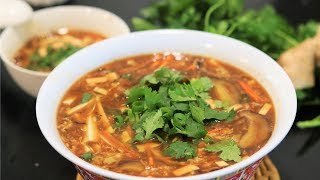 BETTER THAN TAKEOUT  Authentic Hot And Sour Soup Recipe 酸辣汤 [upl. by Watts]