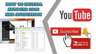 INSTALL AUTOCAD 2010 AND ACTIVATION [upl. by Ehcram493]