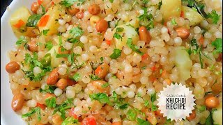 Sabudana Khichdi Recipe for fasting  Navratri Vrat Special Upvas Recipe  How to make Sabu Dana [upl. by Ayanaj]