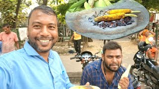 Barsaat ke mausam me bhutta khane ka alag hi maza hai balaji vlog and travel [upl. by Alrep]