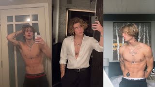 vinnie hacker beeing hot for 20 minutes  tiktok compilation [upl. by Gasper]