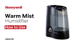 Honeywell Warm Mist Humidifier HWM705  How to Use [upl. by Rodger302]