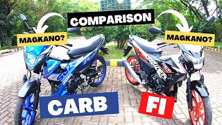 2023 Suzuki Raider 150 Fi vs Raider R 150 Carburetor Comparison Price Update [upl. by Noryb]