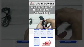 Jio fi router  Best Recharge Plan  Unlimited data shorts trending jio jiofi [upl. by Arim]