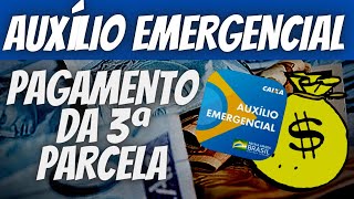 Auxílio Emergencial Pagamento da 3° Parcela [upl. by Berta930]