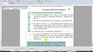 Tutorial Econometria no Gretl  UFMT parte 3 [upl. by Selda379]