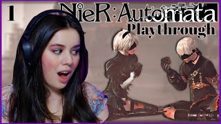 My First Time Playing NieR Automata  Blind Playthrough  Part 1 [upl. by Notnilk]