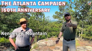 The Atlanta Campaign Part 2  160th Anniversary from Kennesaw Mountain [upl. by Noffihc296]