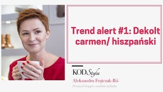 Trend alert 1 Dekolt carmen hiszpański [upl. by Eleazar]