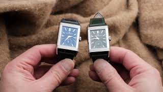 JaegerLeCoultre Reverso Tribute Small Seconds  Blue or Green [upl. by Toscano]