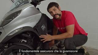 Tutorial Montaggio Termoscud R062PRO X  Piaggio MP3  Tucano Urbano [upl. by Abagael]