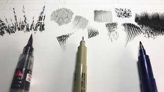 Pen and Ink Cross Hatching Exercises [upl. by Titos772]