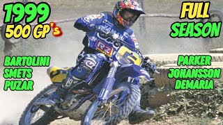 1999 MOTOCROSS 500 MXGPs  FULL SEASON  MX GP [upl. by Roxine]