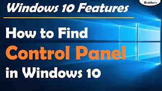 Where is the control panel in windows 10 [upl. by Australia642]