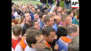 UK NIRELAND ORANGEMEN GATHER FOR MARCH WRAP [upl. by Ativel]