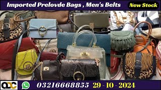 Imported  Prelovde  Bags  Mens Belts  New Stock  29102024  Online Design Collection [upl. by Adah]