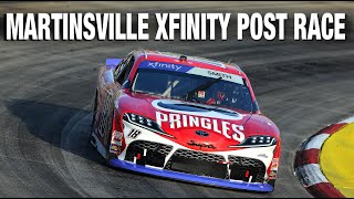 MARTINSVILLE XFINITY POST RACE  CHAOS Final 4 the Race That Would Never End [upl. by Koffler463]