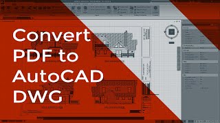 How to Convert a PDF to an AutoCAD DWG [upl. by Perni]