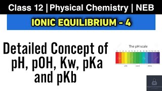 Ionic Equilibrium L4  NEB Class 12 Chemistry  Ionic Product of water pH amp pOH  pKa pKb amp pKw [upl. by Lebama]