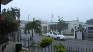 STRONG THUNDERSTORM MOCA PUERTO RICO [upl. by Annahoj543]