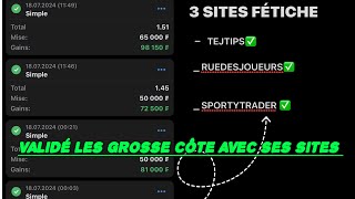 Parier Avec Succès Sur 1xbet En Suivant Les Pronostics Des Trois Sites Pour Les Grosses Cotes [upl. by Eerihs]