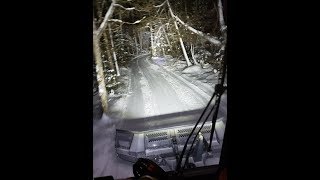 Snowmobile trail grooming [upl. by Desi425]