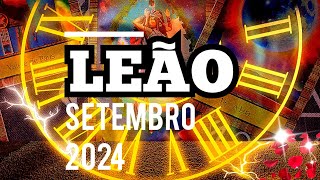 LEÃOSETEMBRO 2024 🌸 O PONTAPÉ PARA UMA GRANDE TRANSFORMAÇÃO‼️ ADEUS TRISTEZA [upl. by Ria]