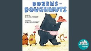 Dozen of Doughnuts Read Aloud by Carrie Finison [upl. by Winola585]