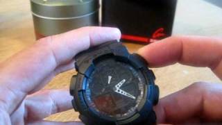 Casio GShock GA1001A1ER review  handleiding [upl. by Eelesor]