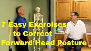 7 Easy Exercises to Correct Head Forward Posture [upl. by Lanevuj]