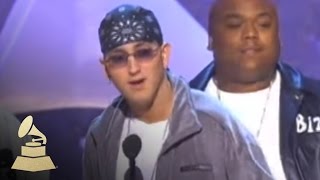 Eminem accepting the GRAMMY for Best Rap Album at the 43rd GRAMMY Awards  GRAMMYs [upl. by Kalasky363]