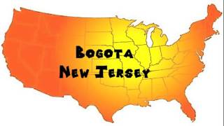 How to Say or Pronounce USA Cities — Bogota New Jersey [upl. by Menzies524]