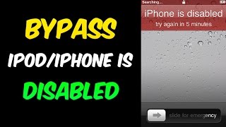 Forgot iPod PASSWORD How to FIX IT without a restore [upl. by Cyna953]