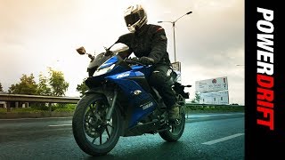 Yamaha R15 V3 Still everybodys Sports bike  Quick Review  PowerDrift [upl. by Lilithe]