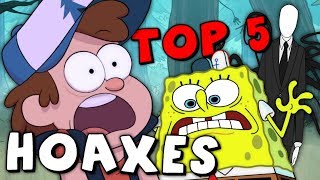 Top 5 UNUSUAL Cartoon Hoaxes [upl. by Karie]