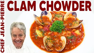 Ultimate Homemade Manhattan Clam Chowder Recipe  Chef JeanPierre [upl. by Lily]